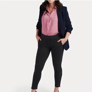 Betabrand Skinny Leg Cigarette Dress Pants